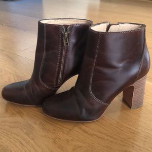 Fall Madewell Mahogany Booties Size 7